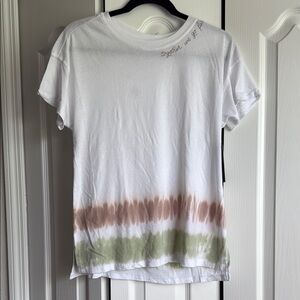 Peloton Women's White Tie-Dye T-Shirt